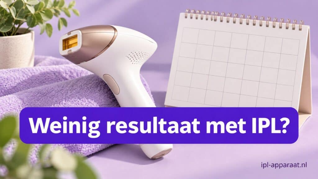 Weinig resultaat met IPL?