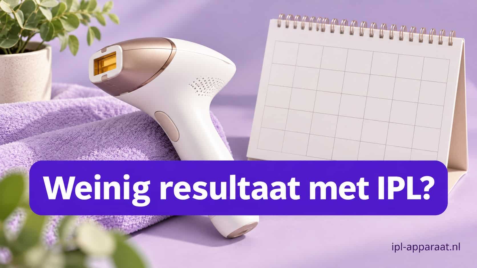 Weinig resultaat met IPL?