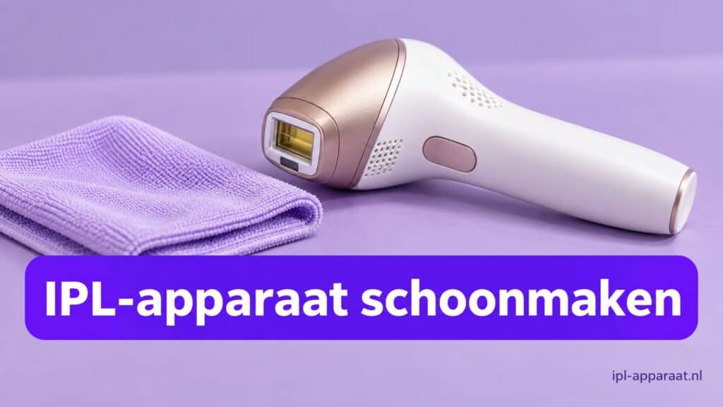 IPL-apparaat schoonmaken
