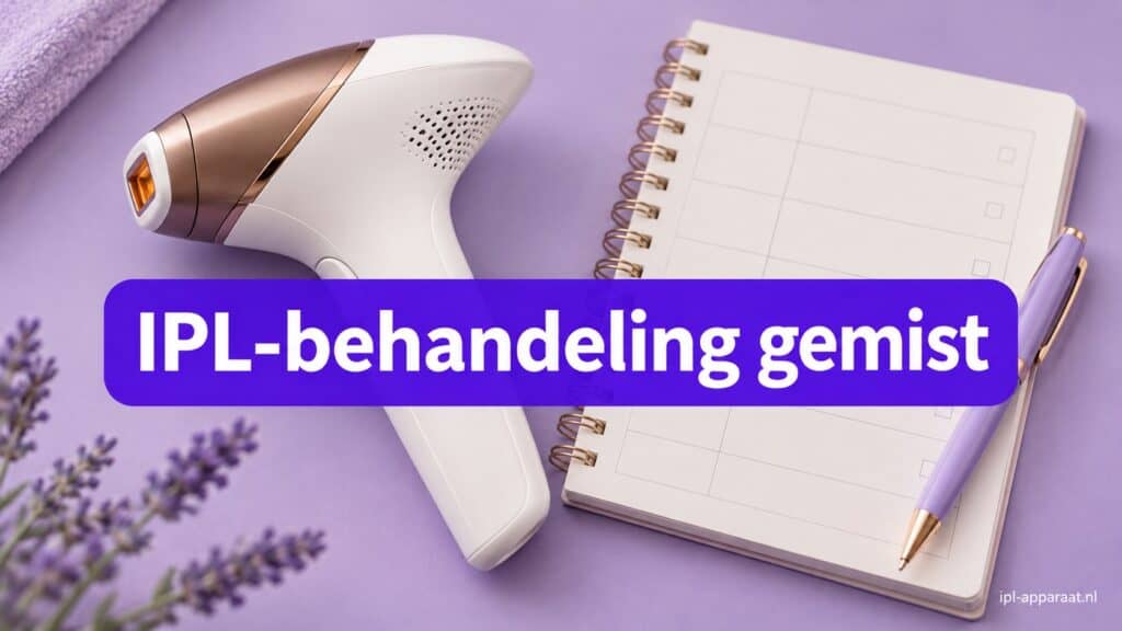 IPL-behandeling gemist