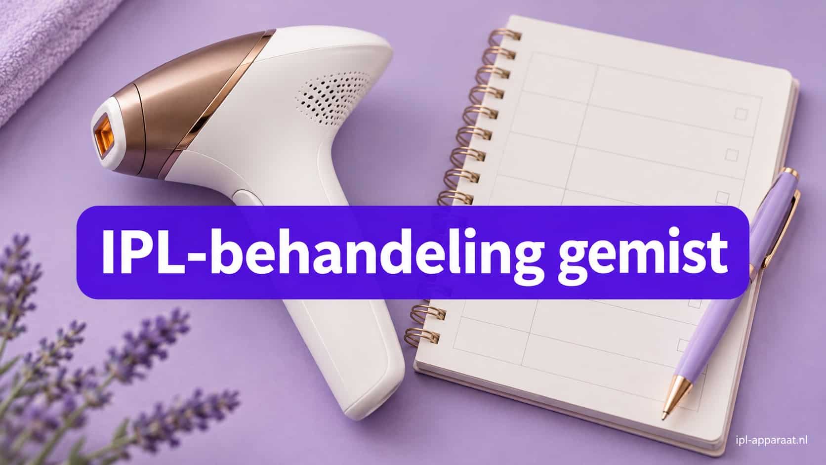 IPL-behandeling gemist