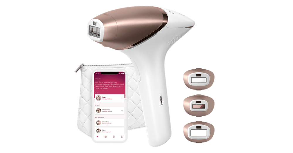 Philips Lumea 9000 BRI955/00 met drie opzetstukken