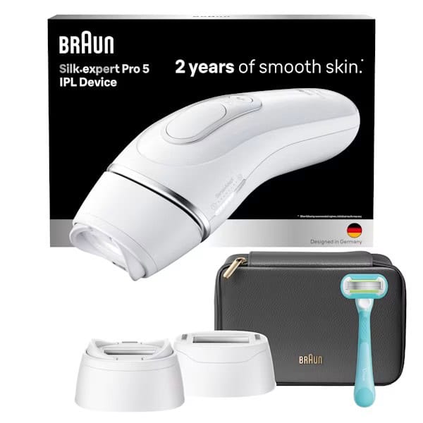 Zilveren Braun Silk-expert Pro 5 PL5234 met SmartFlex en extra koppen